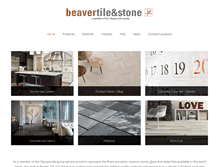 Tablet Screenshot of beavertileandstone.com